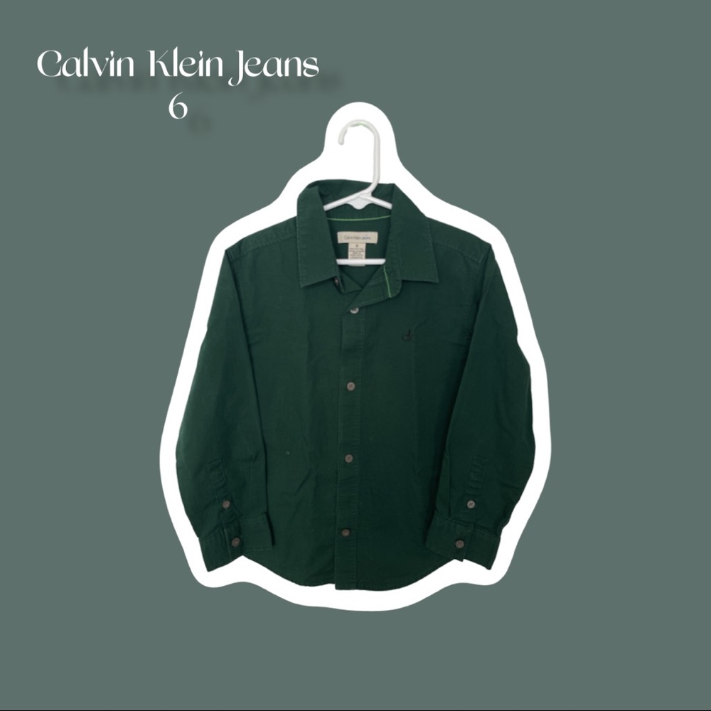 Boys long sleeve button up